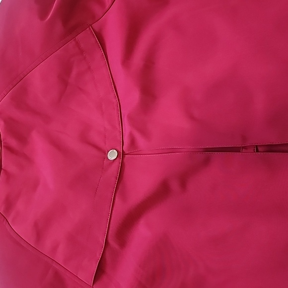 Gallery Burgundy Trench-Style Jacket for Women – Size M/P - Picture 15 of 16